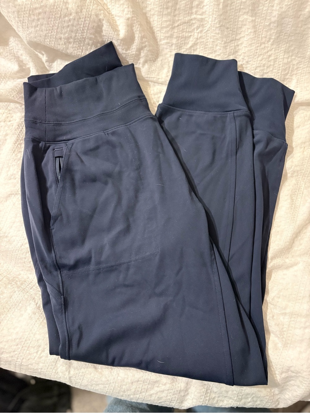 Athleta Women's High-Waist Navy Active Joggers (Maternity)